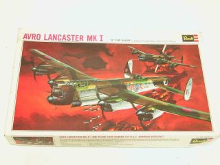 1/72 Revell Monogram Lancaster Mark I Raf Bomber Plastic Model Kit Complete H207