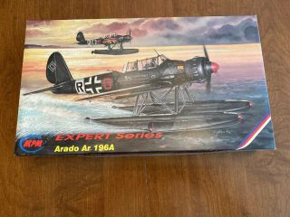 Mpm Arado Ar 196a Was 1:48 Model Kit - Box Is Opened But Parts Are In Plastic