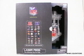 Laser Pegs Nfl 003 Football 24 - In - 1 Limited Edition Light Up Leg0 Compatible