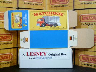 Matchbox Lesney 7c Ford Refuse Truck Type E4 EMPTY BOX ONLY 3