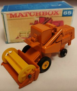 Matchbox Lesney 65 Combine Harvester Custom/crafted Box