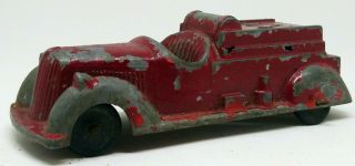 Vintage Toby Toys 863 By Louis Marx & Co.  Fire Engine 1947 - 1952