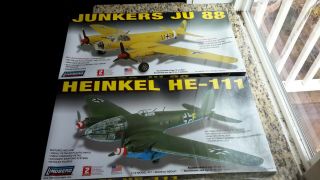 Lindberg 1/72 - Junkers Ju 88 & Heinkel He - 111