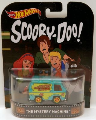Hot Wheels Scooby Doo Mystery Machine Van Rrlw5 Retro Entertainment C.  2015