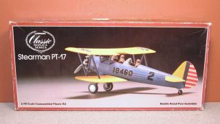 1/48 Lindberg Stearman Pt - 17 Model Kit 533 Budget Builder