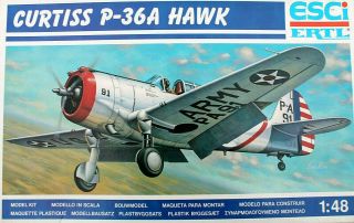 Esci 1/48: Curtiss P - 36a Hawk