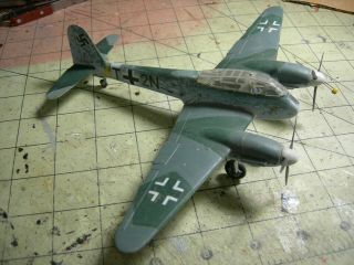 Built 1/72 Messerschmitt Me - 410
