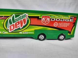 Mountain Dew Jeremy Mayfield 19 Action Nascar semi truck collectible car hauler 3