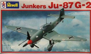 Revell 1:72 Junkers Ju87 Ju - 87 G - 2 Plastic Aircraft Model Kit 4153u2