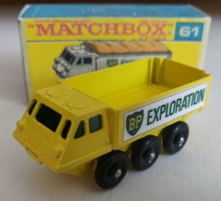 Matchbox Lesney 61 Alvis Stalwart 1966 Custom/crafted Box