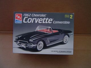 Amt Ertl 1962 Chevrolet Corvette Convertible 1:25 Scale 6489 Parts