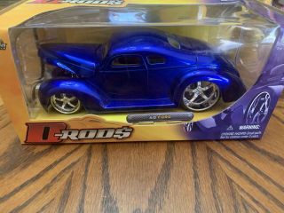 Jada D - Rods 1940 Ford Hot Rod Coupe 1:24 Scale Diecast Model 
