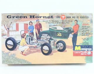Green Hornet Ford T Show & Go Roadster Monogram 1:24 Model Kit Pc61