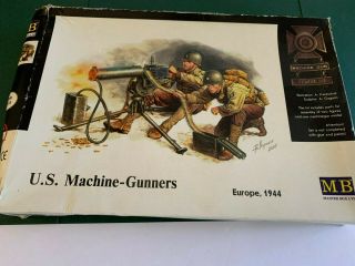1/35 Us Machine - Gunners Model Kit By Master Box