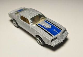 Vintage Unbranded Silver Pontiac Turbo Trans Am 1/64 Diecast Htf