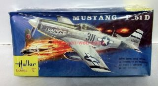 Heller 085 1:72 P - 51d Mustang Ww2 Usaaf Fighter Plane Model Kit