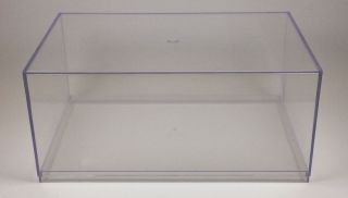 Acrylic Display Case For Scale Models 12 X 7.  25 X 5.  25 In With Clear Base