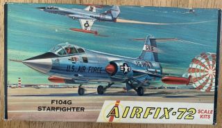 Airfix F104g Starfighter - 1/72 Scale - Vintage 1963 Kit