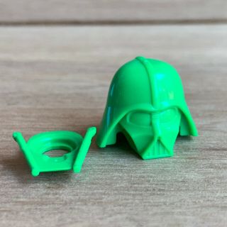 Lego Star Wars Darth Vader Type 2 Prototype Helmet Bright Green Color