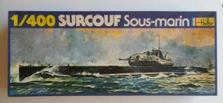 Surcouf French Submarine 1/400 Heller Model Kit 1074