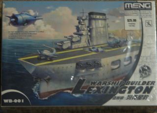 Meng Wb - 001 Warship Builder Lexington [q Edition]