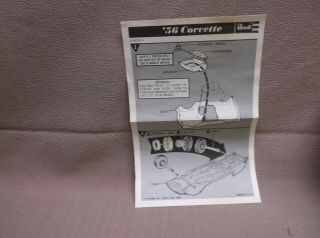 REVELL 1/32 1956 CHEVY CHEVROLET CORVETTE SNAP KIT UNBUILT MODEL BOX 2