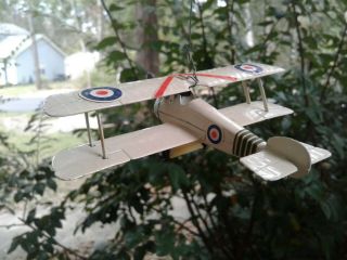 Desktop Vintage Military Biplane Sopwith Camel Durable And Well Made By Cragstan