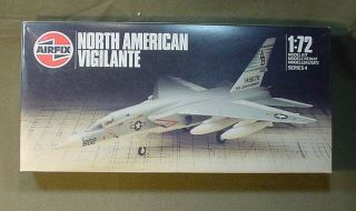 Vintage Airfix North American Vigilante 1:72 Scale Model Airplane Kit