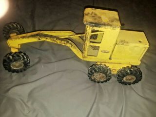 Vintage Tonka Metal Road Grader Toy