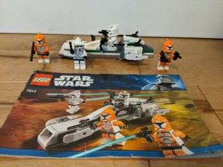 Lego Star Wars Clone Trooper Battle Pack (7913) 100 Complete No Box