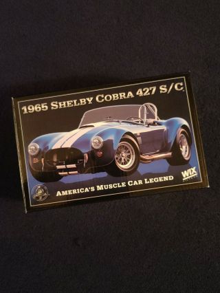 Wix Filters,  1965 Shelby Cobra 427 S/c,  1:24 Scale Diecast,