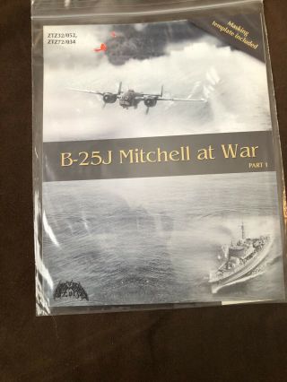1/72 Zotz B - 25j Mitchells At War Pt 1 Decals -