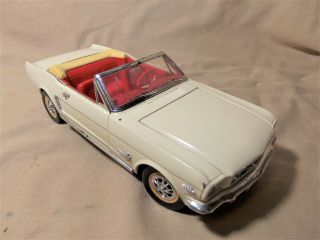 Mira 1/18 1964 Ford Mustang Topdown White Diecast Metal Spain 9.  5 " Vgc