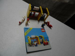 Vintage 1987 Lego Set 6699 Town Cycle Fix - It Shop With Instructions Complete