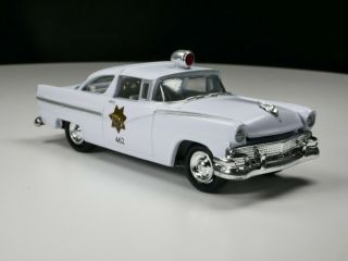 1956 Ford Victoria Colorado State Police 1/64 Scale Diorama Car Rare Real Riders 2