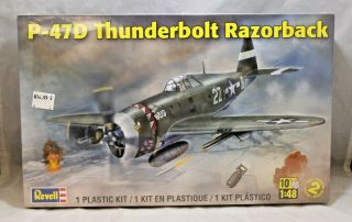 Revell 85 - 5261 1:48 Scale Model Kit P - 47d Thunderbolt Razorback