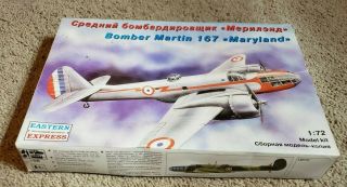 Eastern Express Bomber Martin 167 " Maryland " 1:72 Scale Model Kit 72268