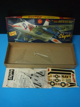 The Lindberg Line Douglas Skyray F4d - 1 Skyray By Paul Lindberg Box & Decals Only