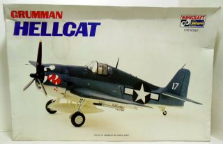 Minicraft/hasegawa 1/32 Scale Grumman F6f - 3/5 Hellcat Aircraft Kit