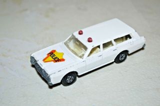 Matchbox Superfast No 55 Mercury Police Car,  1971,  Made In England By Lesney