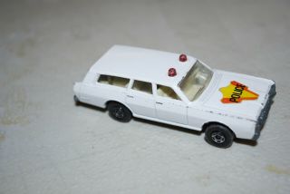 MATCHBOX SUPERFAST No 55 MERCURY POLICE CAR,  1971,  MADE IN ENGLAND By LESNEY 2