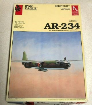 Hobby Craft 1/48 Arado Ar - 234 W/ Airwaves Photoetch And Clear Canopy
