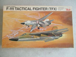 Vintage 1966 1/72 Scale F - 111 Tactical Fighter Tfx Model Kit By Revell