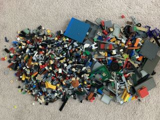 10 Lbs Pounds Of Lego Bricks Parts Accessories