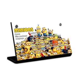 Display Plaque For Lego Minions Brick - Built Minions And Their Lair 75551