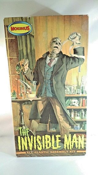 2008 Moebius Halloween The Invisible Man 1:8 Scale Model Kit Please Read