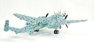 1/72 Revell - Heinkel He 219 A - 0 - good built & painted 3