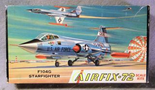 Airfix 1/72 F - 104g Starfighter Vintage Plastic Model Kit