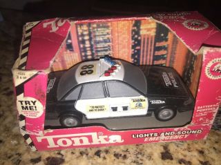 2000 Tonka Police Lights And Sound Emergency Battery Powered Vintage (ab)