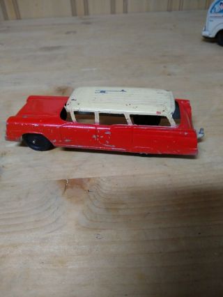Vintage 1959 Diecast Car Tootsie Toy 6 " In Ford Country Ranch Sedan 24 Made Usa